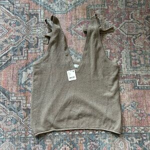 Free People Beach Kieran Sweater Top in Phantom